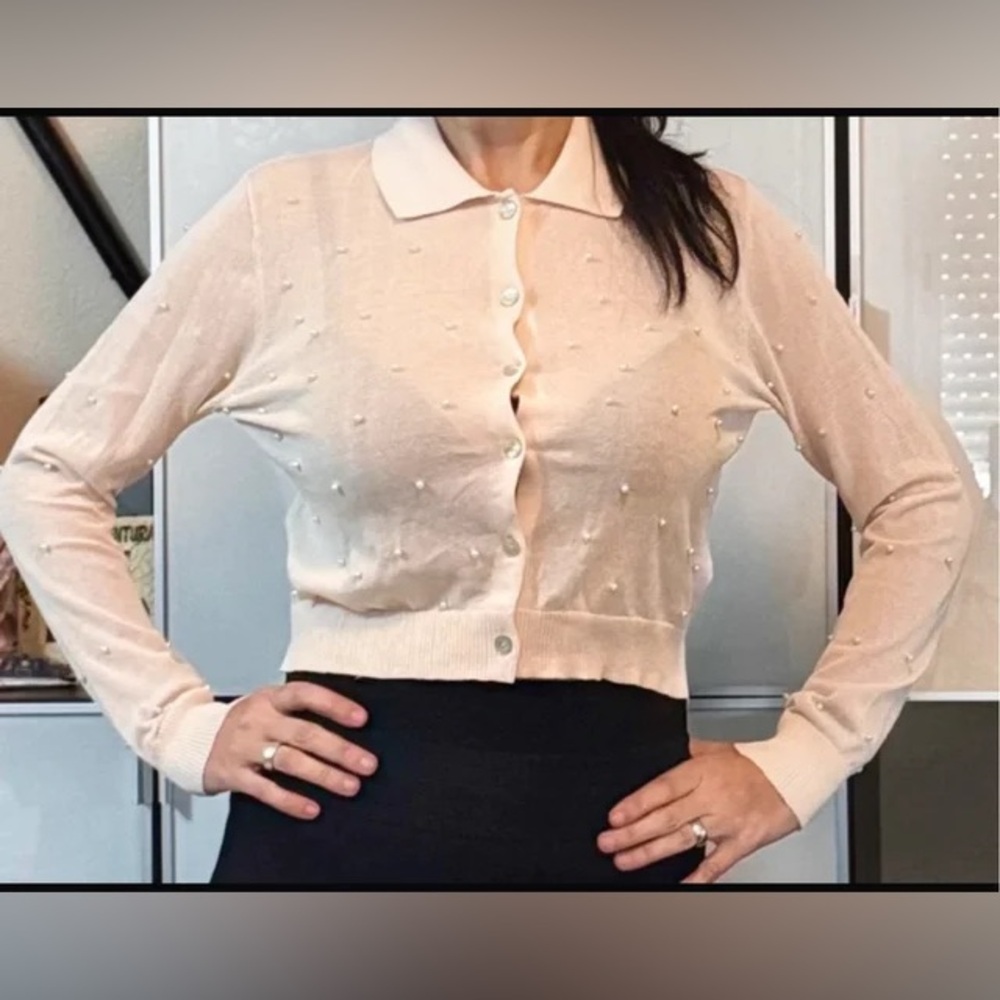 Zara Soft Pink Button Down Shirt